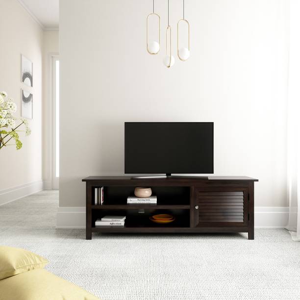 Solid Wood Tv Units Cabinets At Best Flipkart Perfect Homes Purewood Sheesham Tv Entertainment Unit