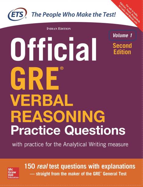 Official GRE Verbal Reasoning Practice Questions(Volume - 1)  - With Practice for the Analytical Writing Measure Second Edition