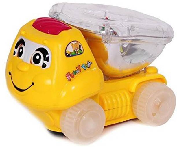 Tanks Trucks Big Vehicles Baby Toys Dazzling Toys Toy Truck Electric Self Driving With P And Go Action