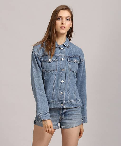 Forever 21 Jackets At Best S In Forever 21 Full Sleeve Solid Women S Denim Jacket