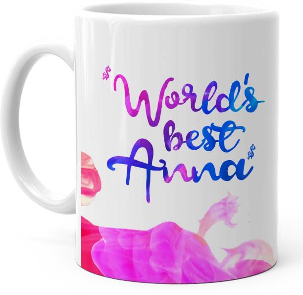HOT MUGGS Worlds Best Anna Ceramic Coffee Mug