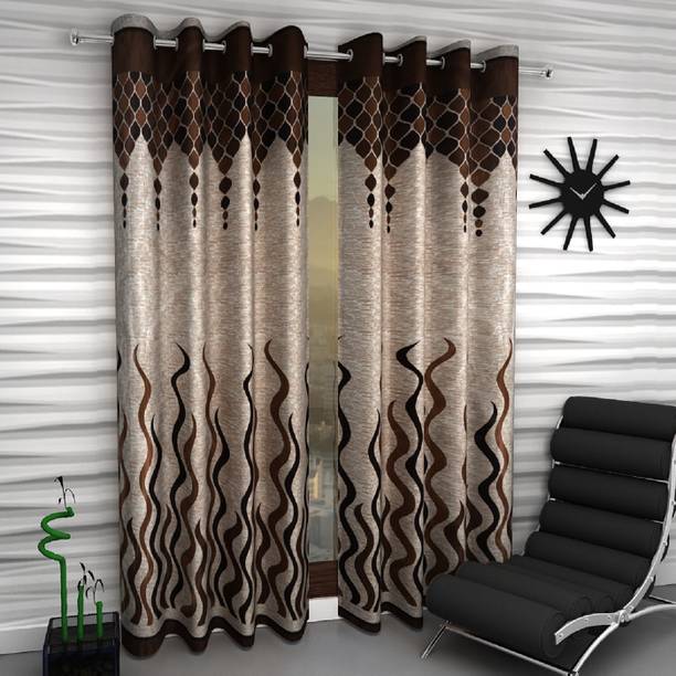 Curtains Accessories For Doors Windows At Best S In Home Sizzler 244 Cm 8 Ft Polyester Door Curtain Pack Of 2