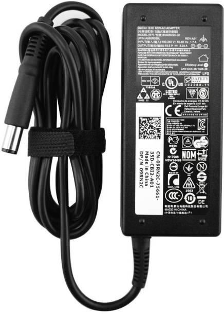 DELL Genuine Original Laptop Adapter Charger 6tm1c 65w 19.5V 3.34A Inspiron 14r n4010 n4110, 13r n3010, 15r n5010 n5110 (With Power Cable) 4 Adapter