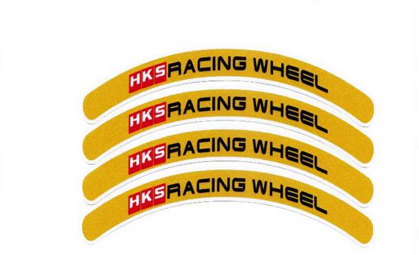 Fuji Home Decor Online At Best Prices In India Fuji Medium 4pcs Hks Racing Rim Stickers Wheel Stripes Set Car Motorbike Motorcycle Tuning Sticker