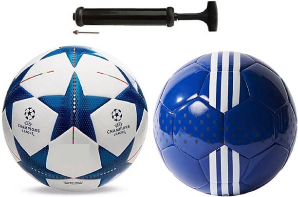 ALEN Starr Blu Blue + Bluesea Football Combo With Pump Football Kit