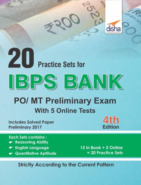 20 Practice Sets for IBPS PO/ MT Preliminary Exam with 5 Online Tests 4th Edition