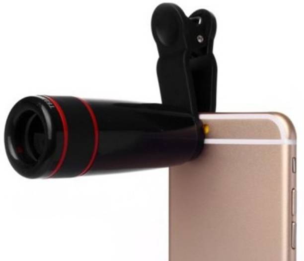 Piqancy Clip-on 12x Optical Zoom HD Telescope Camera Lens Universal For Mobile Phone Mobile