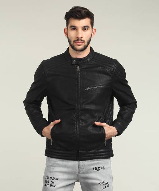 Leather Jackets For Men Women On Wrangler Full Sleeve Solid Men Jacket
