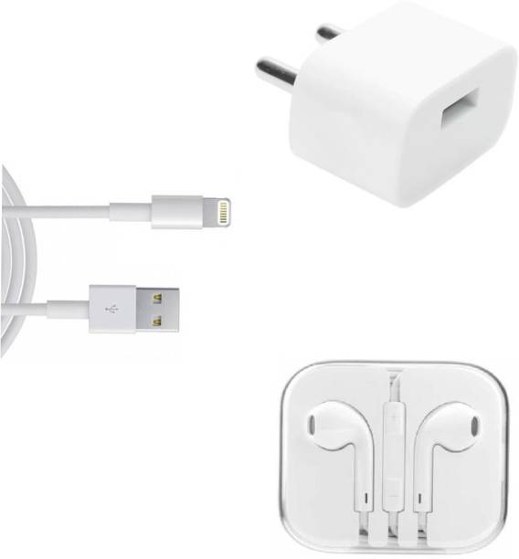 DAKRON Wall Charger Accessory Combo for Apple iPhone 8