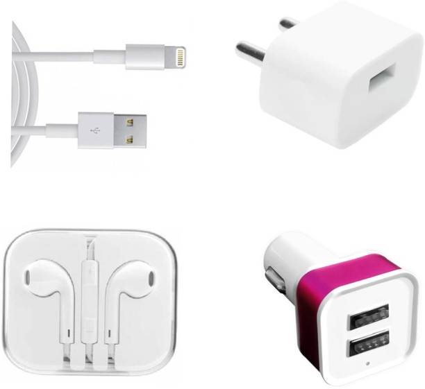DAKRON Wall Charger Accessory Combo for Apple iPhone 8