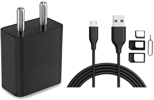 A2Z shop Wall Charger Accessory Combo for Panasonic T40, Panasonic Eluga Icon 2, Panasonic P65 Flash, Panasonic P31, Panasonic P55, Panasonic Eluga Pulse, Panasonic Eluga S Mini, Panasonic Eluga I, Panasonic Love T35, Panasonic P61, Panasonic Eluga S, Panasonic P41, Panasonic Eluga A, Panasonic T31, Panasonic Eluga U, Panasonic Love T10, Panasonic T41, Panasonic T11, Panasonic T33 Charger Original Adapter Like Wall Charger 2.1 Ampere With 1.2 M USB Data Charging Cable