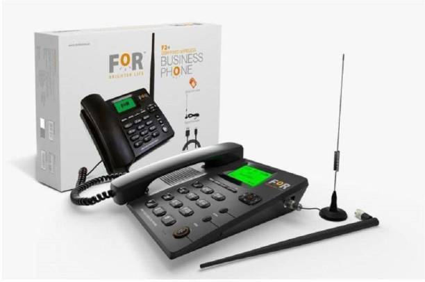 FOR GSM DUAL SIM F2+FIX WIRELESS PHONE,CORDED&CORDLESS Corded Landline Phone (Grey) Corded & Cordless Landline Phone