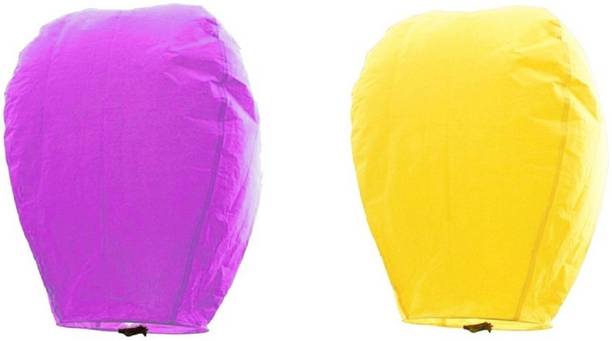 Lighting Lamps Decorative Lightings Extra 25 Off At Flipkart Skyasia Multicolor Paper Sky Lantern