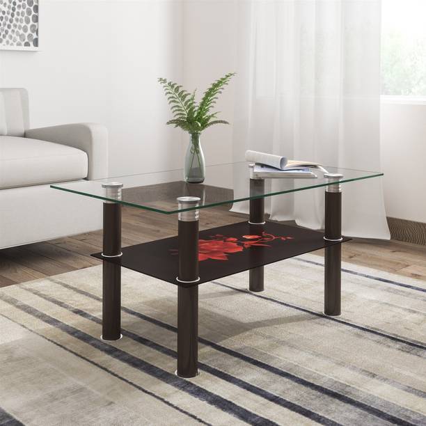 Coffee Tables Durability Certified क फ Woodness Jane Glass Coffee Table