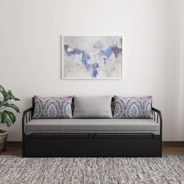 Sofa Beds At Ed S On Flipkart With Exciting Offers Furniturekraft Caen Double Metal Engineered Wood Sofa Bed