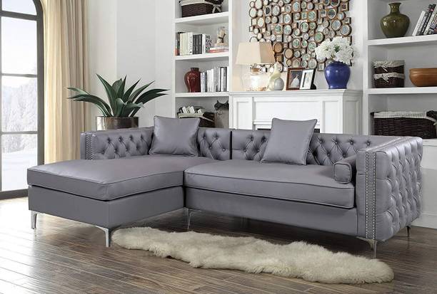 Leather Sofas At Amazing S On Flipkart Leather Sofas, Gray Leather Sofa Modern