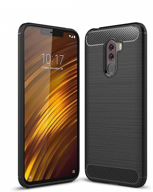 ... Tarkan Back Cover for Xiaomi Poco F1 Carbon Fibre Case for Pocophone F1 HQ Rubberized Back