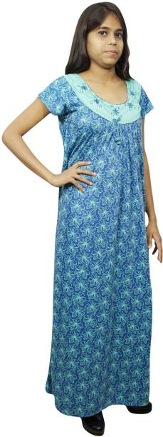 Indiatrendzs Nightsuit Set: House wear Long Maxi Summer And Cool Womens ...