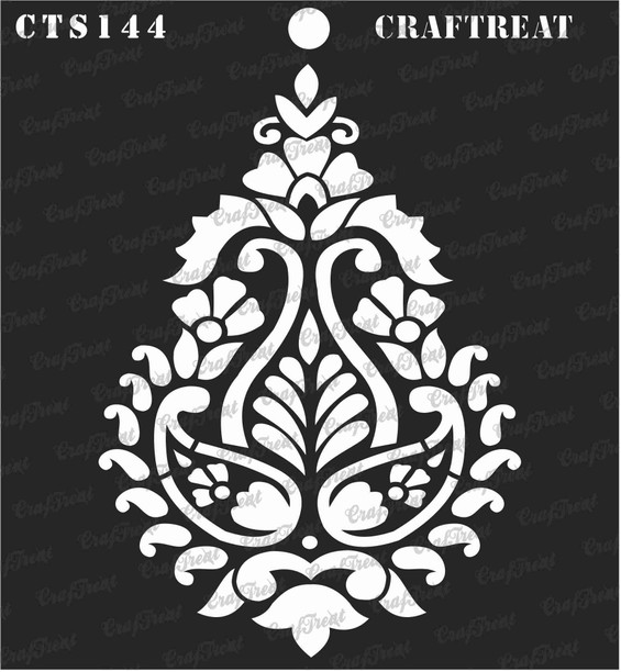 Craftreat Lily Daffodil /& Bell Flower Stencil 6 X 6 Iris