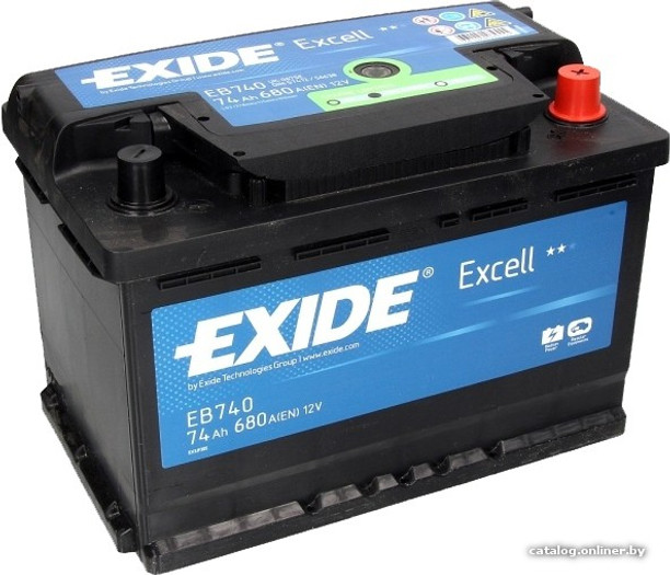 Exide Excell Car Battery 74Ah