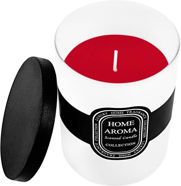 ARCHIES Scented Candle with a refreshing fragrance in a ceramic jar (8.5x8.5x10.5 ) 1 PC Candle