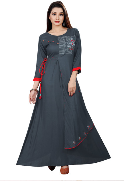 long gown dress in flipkart