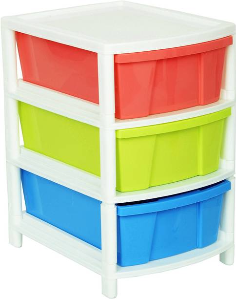 Plastic Storage Shelves With Drawers