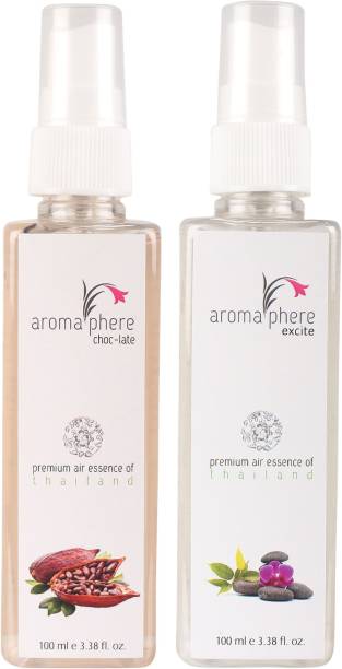 Aromaphere One CHOCLATE & One EXCITE Air Freshener Combo(Pack of 2) Spray