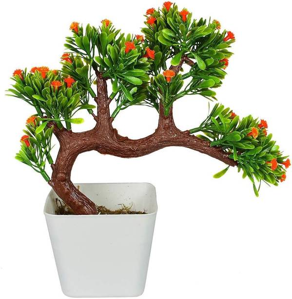Artificial Plants Online At Best Prices In Reiki Crystal Products Orange Flower Bonsai Tree Artificial Plant