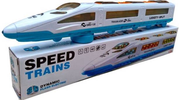 Amazia Emu Metro LED Train With Light & Music Toy for kids