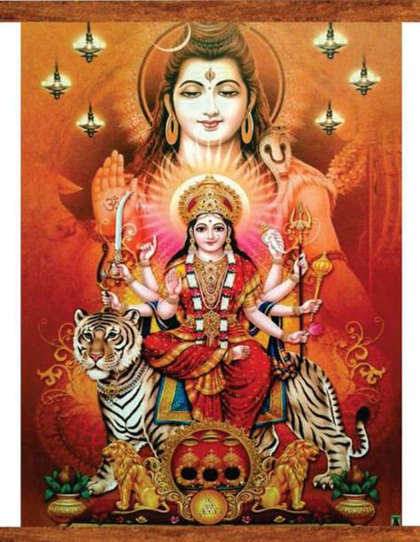 Gift Mat Biss Ful Maa Durga Paintings Posters Buy Gift Mat Biss