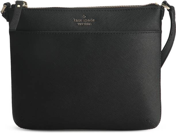 Kate Spade Sling Bags Online At Best Kate Spade Women Casual Black Genuine Leather Sling Bag