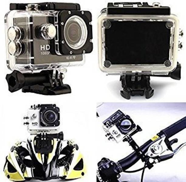 Spring Jump 1080P Action Camera Effective 12Mp 1080p Wide Angle Lens Waterproof Sports Camera Sports and Action Camera