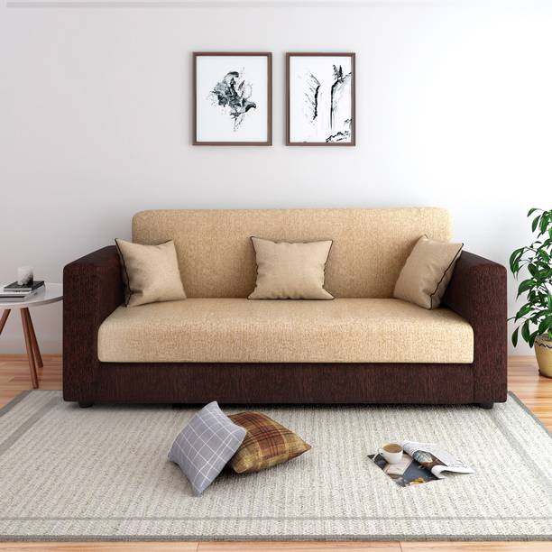 Sofas Sectionals Durability Certified Flipkart Perfect Homes Fabric 3 Seater Sofa