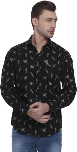 Animal Print Shirts Online At Best Prices Mufti Men Animal Print Casual Multicolor Shirt