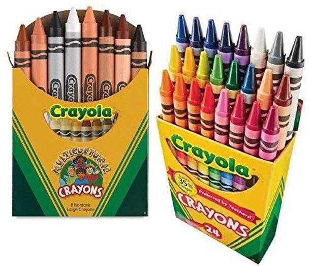 Crayola Toys At Best S In India Crayola Multicultural Crayons Assorted Non Toxic Box Of 8 Bundled With A