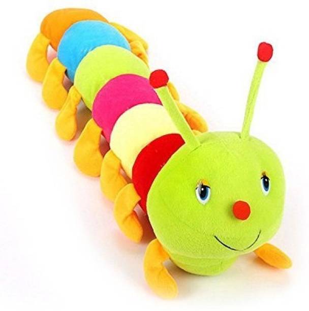 TOYSLY Cute Colorful Caterpillar Soft Toy - 55 cm