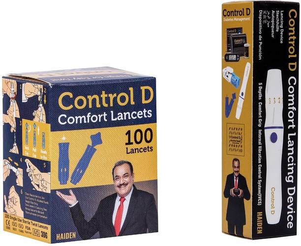 Control D Lancing Device & 100 Glucometer Lancets
