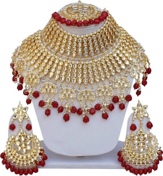 Kundan jewellery set flipkart clearance