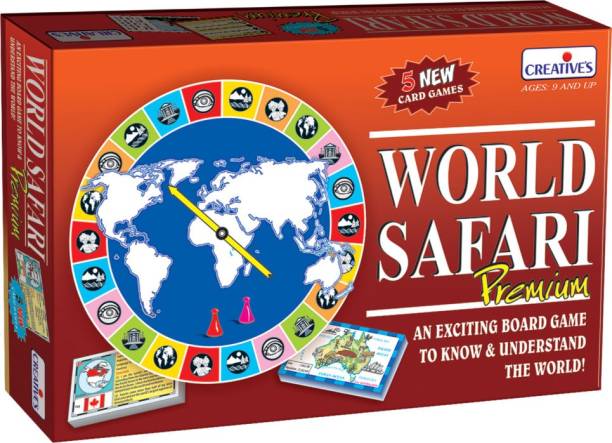 Creatives World Safari Premium Educational Board Games Board Game
