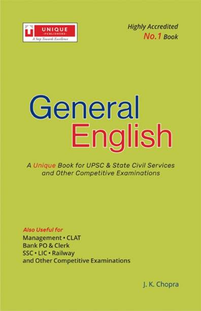 General English For UPSC and State Civil Services (12.2.2) 2016-17