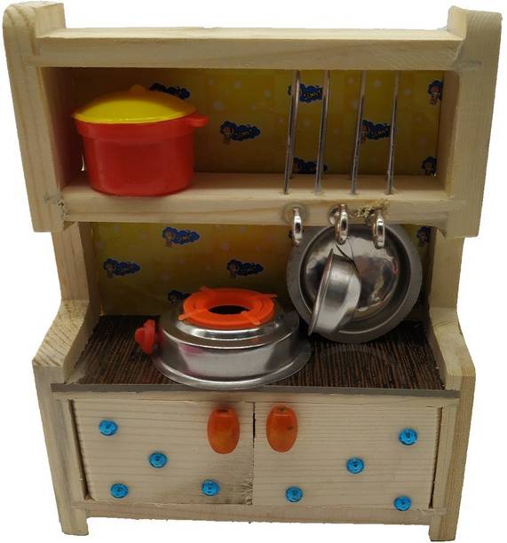 Stainless Steel Kitchen Set Toy Online India alpyog 15 stainless steel kitchen set toy with wodden stand minimum age 3yrs