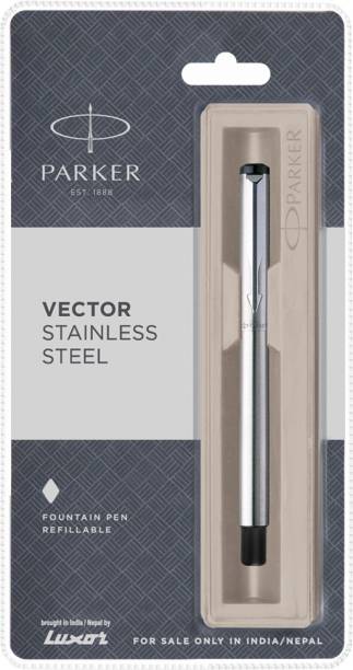 PARKER Vector Stainless Steel Fountain Pen