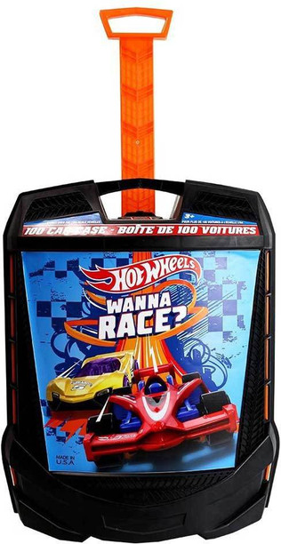 hot wheels 100 car case by tara toys