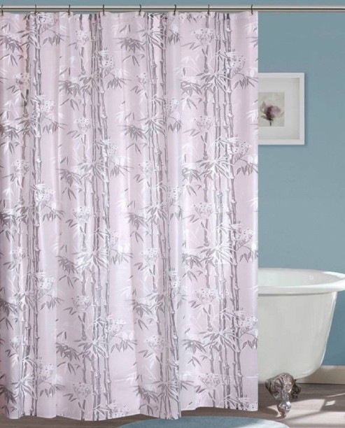100% EVA Waterproof Bathroom Curtains, Carttiya Shower Curtains Bath Curtains Chlorine Free PVC Free Mold Mildew Free 180 cm x 180 cm Transparent 