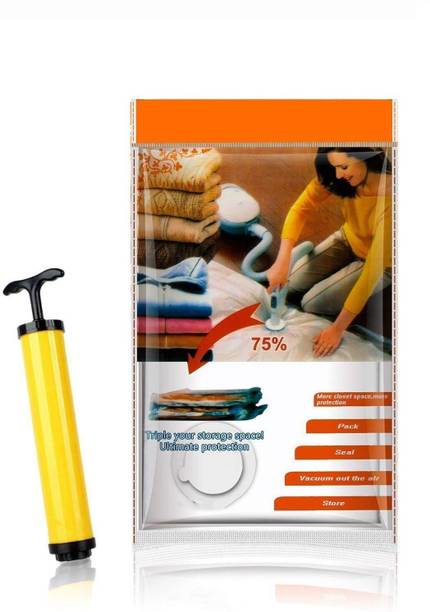 Storage Vacuum Bags Online At Amazing Prices On Flipkart Tashkurst Super Larger Bag E Saver Saving Storage Bags Vacuum Seal Clothes Compressed Organizer Package