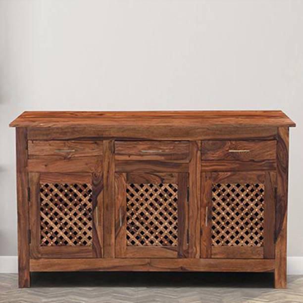 RoyalOak Sheesham Wood Solid Wood Kitchen Cabinet