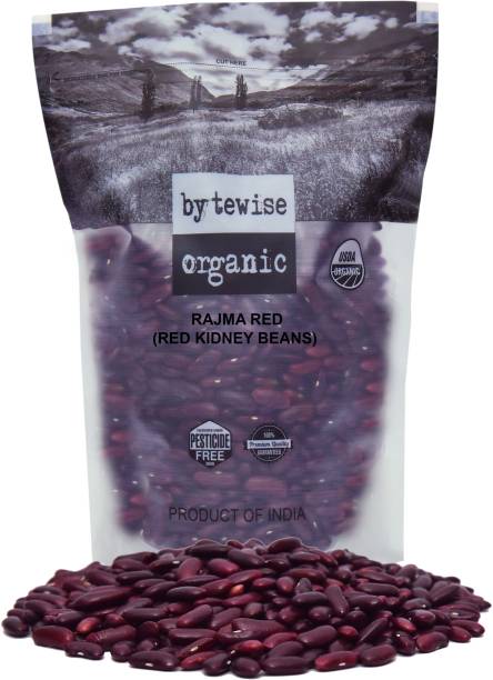 bytewise organic Organic Red Rajma Kashmiri (Whole)