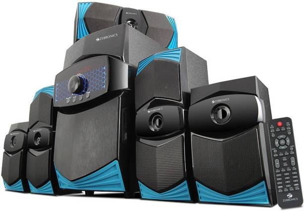 5 1 Speakers Surround Sound Speaker System Home Theater Zebronics Zeb Bt9551rucf 140 W Bluetooth Home Audio Speaker