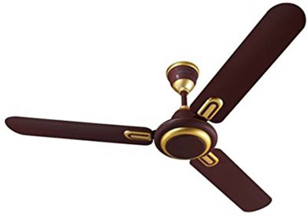 Inverter Technology Fans At Anchor Steel Royal Gold Plus Ceiling Fan Brown 3 Blade
